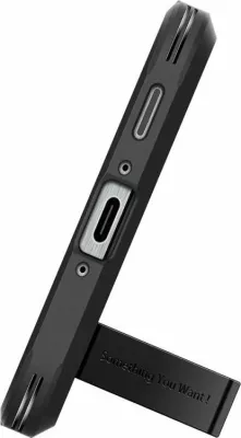 Mbështjellës Spigen Tough Armor ACS09294 për Samsung Galaxy A56 5G, MagSafe, me mbajtëse, i zi