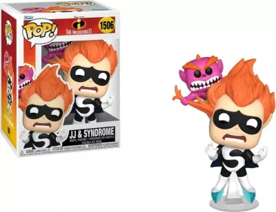 Set figurina vinyl Funko POP! Disney The Incredibles JJ & Syndrome, 2 copë