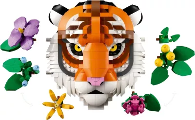 Set LEGO ART The Fauna Collection Tiger 31217 për të rritur, 744 pjesë