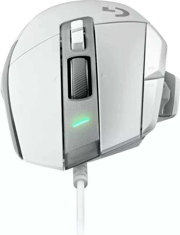 Maus gaming Logitech G502 X, USB, i bardhë