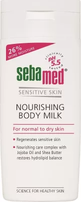 Qumësht trupi Sebamed Sensitive Skin, 200ml