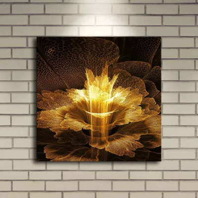 Pikturë dekorative me drita LED, Wallity, 4040DACT-6, shumëngjyrëshe, 40x40cm