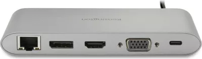 Dock USB-C Kensington UH1440P, 5Gbps, 85W, DP/HDMI/VGA, Argjendtë