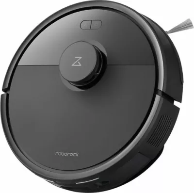 robot fshesë me korrent Roborock Q7 BF+ 8000 Pa, me stacion vetë-zbrazës, LiDAR, fshirje me ujë 270 ml, Wi‑Fi 2.4GHz, e zezë