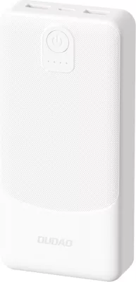 Powerbank Dudao K10, 10000mAh, 2x USB-A, USB-C, Bardhë