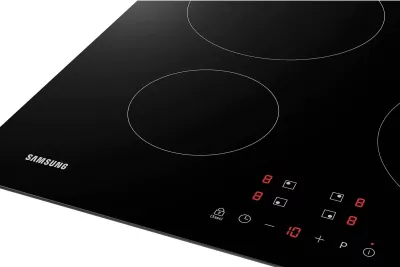Pianurë induksioni Samsung NZ64M3NM1BB/OL 4 zona gatimi Power Boost Smart Touch, e zezë