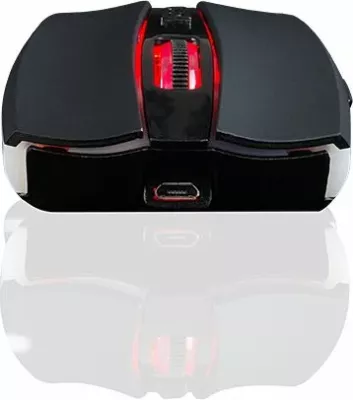 Maus Modecom MC-WRM1 (M-MC-WRM1-100) 1600 DPI wireless, e zezë