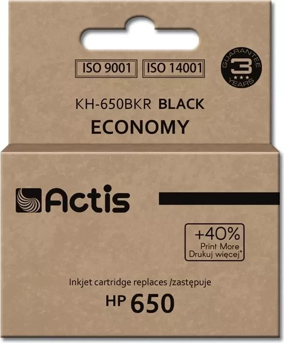 Ngjyrë zëvendësuese Actis KH-605BKR për printer HP, e zezë 