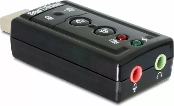 Adapter audio USB DeLOCK 63926, 7.1 kanale, 24 bit, i zi