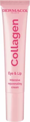 Krem për sy dhe buzë për femra Dermacol Collagen Eye & Lip Intensively Rejuvenating, 15ml