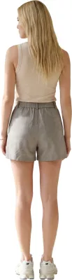 Shorce për femra Only Onllinda Hw Mel Shorts Tlr Noos 15283727, taupe [Madhësia: XL]