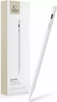 Stilolaps digjital Tech-Protect për iPad, me magnet, LED, i bardhë
