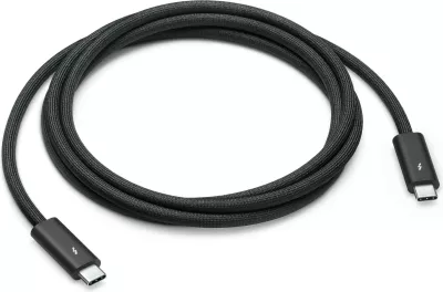 Kabllo Apple Thunderbolt 4 USB-C Pro 1.8m, e zezë