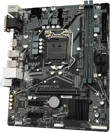 Pllakë amë Gigabyte H410M H V2, Intel, LGA 1200, DDR4-SDRAM, 64 GB