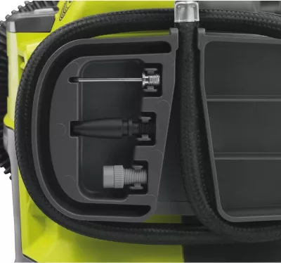 Kompresor me bateri Ryobi R18I-0, portativ, zi/gjelbër