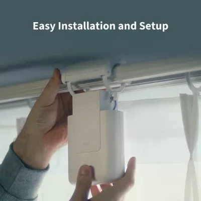 Motor për perde AQARA Curtain Driver E1 CM-M01R, Zigbee 3.0, USB-C, i bardhë, set 1 copë