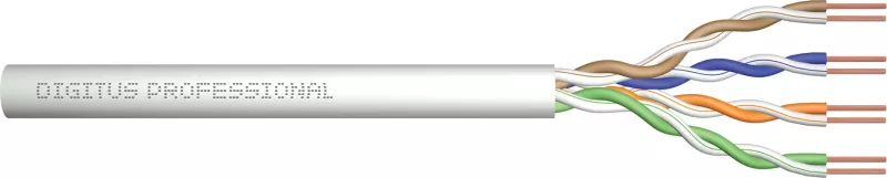 Kabllo rrjeti Digitus ASSNET100 Cat5e U/UTP, 305m, gri