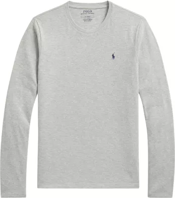 Maicë e brendshme me mëngë të gjata për meshkuj Ralph Lauren L/S Crew Sleep Top 714844759003, e hirtë [Madhësia: XXL]