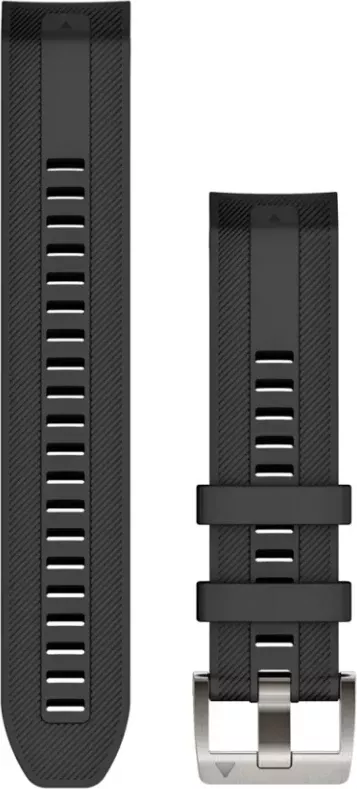 Rrip për smartwatch Garmin QuickFit® 22 Bands, Silicone, Black