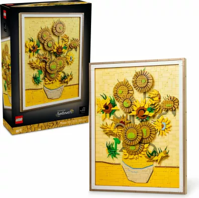 Set ndërtimi LEGO Art 31215 Vincent van Gogh Sunflowers, shumëngjyrësh