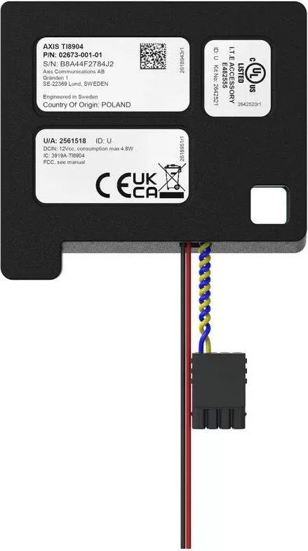 Transmetues audio Axis 02673-001, për AXIS I8016-LVE, ngjyrë gri