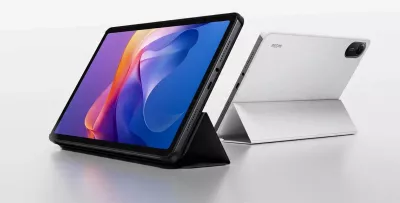 Këllëf flip Xiaomi Redmi Pad 2 (67401) 11\", me stand, auto wake/sleep, gri