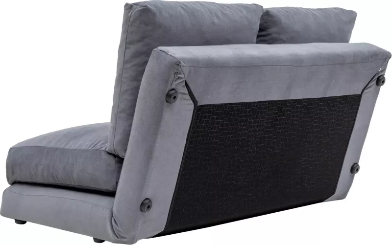 Divan-dyshek 2 vendesh, Atelier del Sofa, Taida, ngjyrë gri