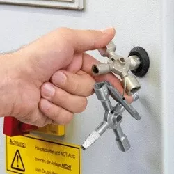 Çelës multifunksional Knipex 00 11 01, inoks, 10 profile, 2 kryqe, 1 spanner