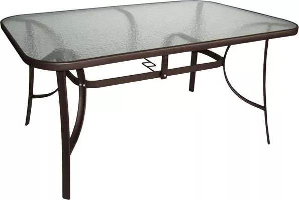 Set kopshti tavolinë & karrige Leon FH5206.02, 7 pjesë, të kafta