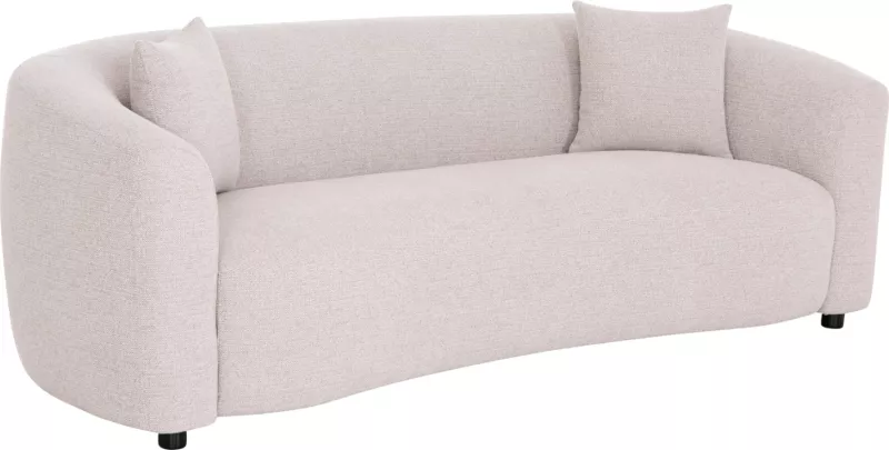 Divan treshe NORD, material bezhë e çelët, FH3321.02, 230x96x75cm