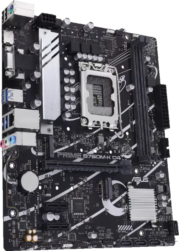 Pllakë amë ASUS PRIME B760M-K D4, mATX, LGA1700, DDR4, e zezë