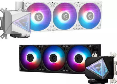Ftohës uji all-in-one MSI MAG Coreliquid I360, 3 ventilatorë 12cm, RGB, zi
