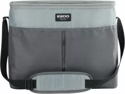 Çantë frigoriferike IGLOO BASIC 24, kapacitet 6 kanaçe, me insert plastik të fortë, gri, 6 Pack