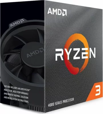 Procesor AMD Ryzen 3 4100, 4C/8T, 3.8-4.0GHz, 4MB L3, Socket AM4, BOX me Wraith Stealth (100-100000510BOX)