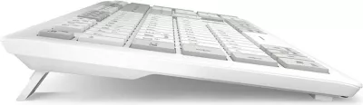 Tastierë Sharkoon OfficePal K30W, DE Layout, Rubberdome, e bardhë