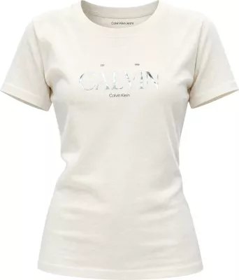 Maicë për femra Calvin Klein Jeans LV047G806G, krem [Madhësia: S]