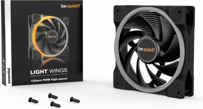 Ventilator kase Be Quiet! Light Wings 120mm ARGB PWM High Speed, i zi