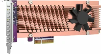 kartelë zgjerimi PCIe QNAP QM2-2P-344A, 2x M.2 NVMe 22110/2280, PCIe Gen3 x4
