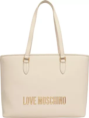 Çantë tote për femra Love Moschino JC4190PP1, krem