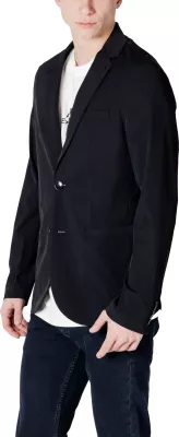 Blazer për meshkuj Armani Exchange 8NZG49 ZNYZZ, i zi [Madhësia: 44]