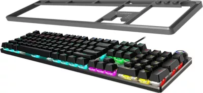 Tastierë gaming MSI FORGE GK-310 RED, mekanike, RGB, full-size, e zezë