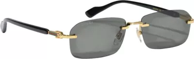 Syze dielli për meshkuj Gucci GG1221S 001, të arta [Madhësia: 56]