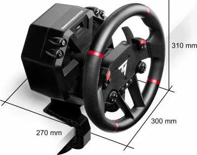 Timon sim racing Thrustmaster T598-X Direct Drive 5 Nm 30 cm për Xbox & PC, i zi/kuq, set me pedale