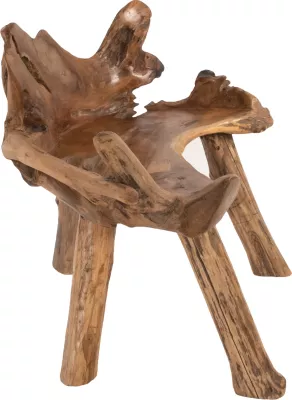 Stol FH9348 dru tik ngjyrë natyrale 120x88x80 cm