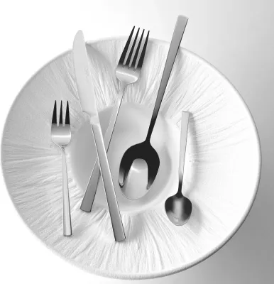 Pjatë e thellë porcelani Fine Dine Fiord 270mm e bardhë, set 3 copë