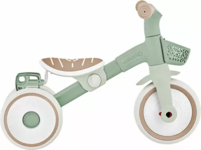 Tricikllë/bicikletë balancuese Globber LEARNING TRIKE 2in1 PLUS ECOLOGIC (737-109), për fëmijë të vegjël