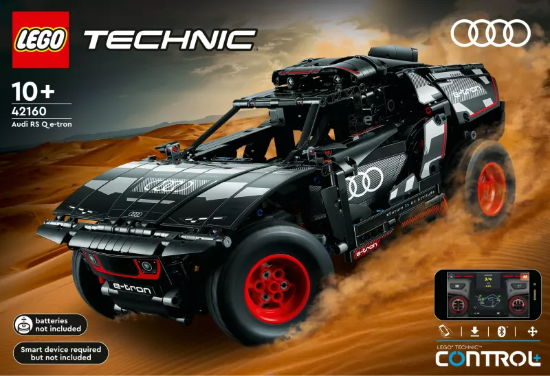 Set ndërtimi LEGO Audi RS Q e-tron, 10 vjet, Plastikë, 914 pjesë, 1.86 kg