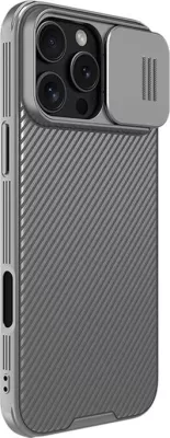 Mbështjellës Nillkin CamShield Pro për iPhone 16 Pro, gri