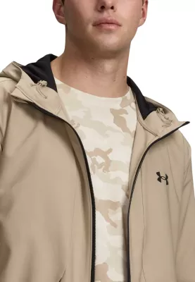 Duks me kapuç për meshkuj Under Armour UA Unstoppable Woven 6014621, bezhë [Madhësia: XXL]