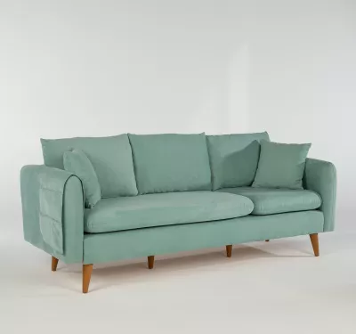 Divan treshe Atelier del Sofa, Sofia, ngjyrë jeshile deti